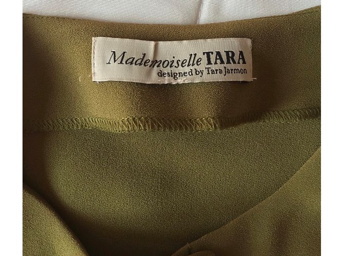 Mademoiselle Tara Vestidos Caqui - vista 9
