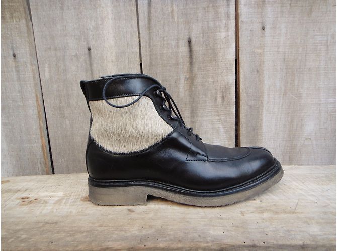 Botines Heschung de cuero negro - vista 3