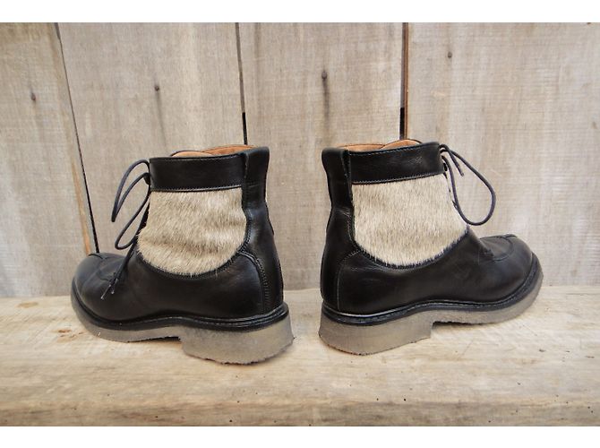 Botines Heschung de cuero negro - vista 7