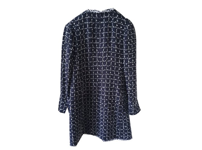 Edward Achour Abrigos, Ropa de calle Azul marino - vista 2