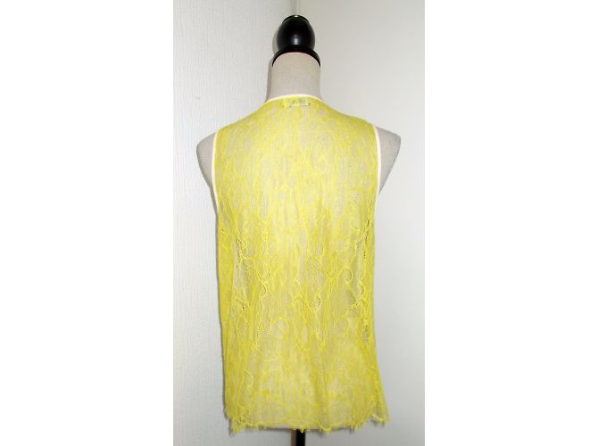 Completo gonna e top By Malene Birger bianco e giallo seta - vista 10