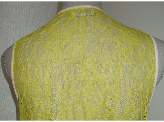 Completo gonna e top By Malene Birger bianco e giallo seta - vista 8