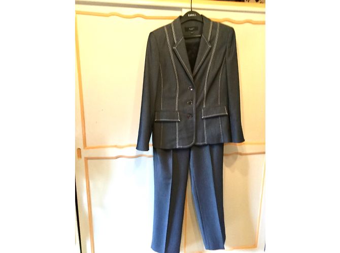 Autre Marque Completo pantalone blu navy in poliammide - vista 2