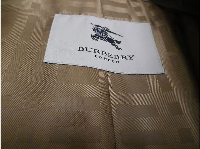 Burberry Men Wool Coat Dark Brown - view 6