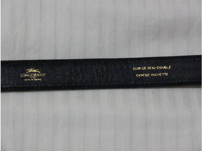 Longchamp Ledergürtel schwarz - Ansicht 4