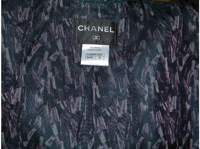 Chanel Abrigos, Ropa de calle Azul - vista 10