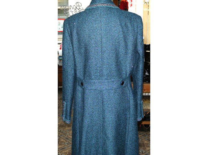 Chanel Abrigos, Ropa de calle Azul - vista 6