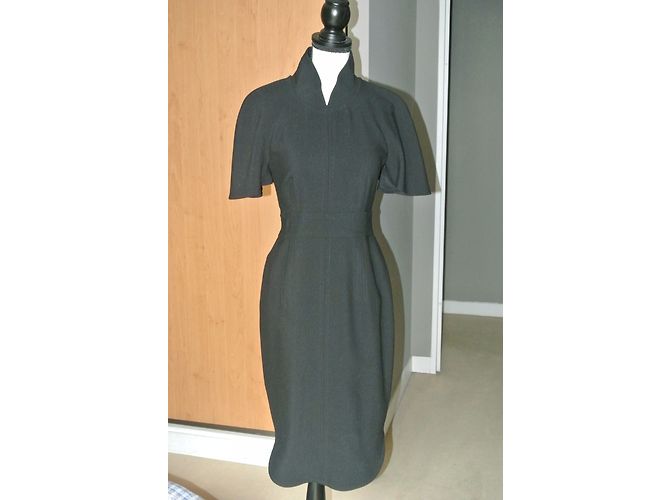 Fendi Kleid aus Wolle Grau - Ansicht 3