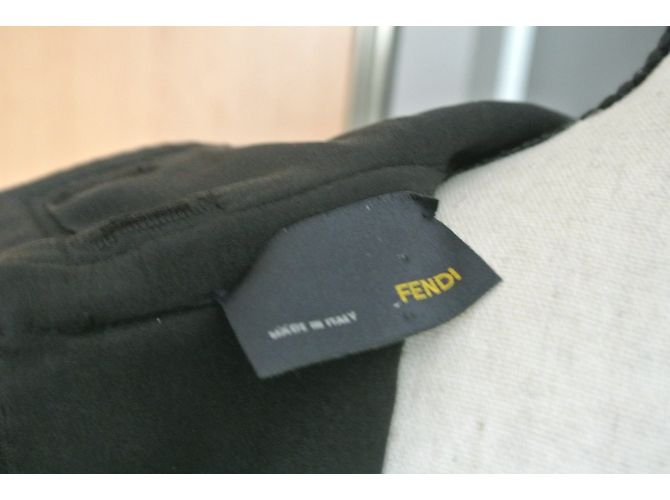 Fendi Kleid aus Wolle Grau - Ansicht 6