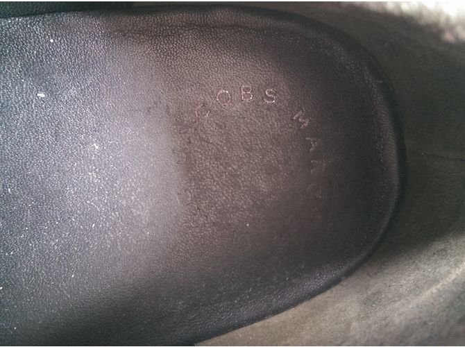 Sneakers Marc by Marc Jacobs Bianche Blu Pelle e Tessuto Bianco - vista 6