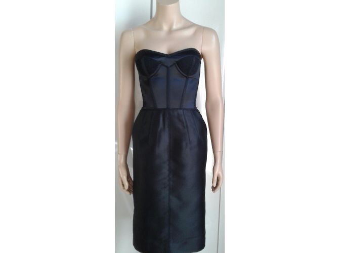 Dolce & Gabbana Trägerloses Kleid Schwarz - Ansicht 4