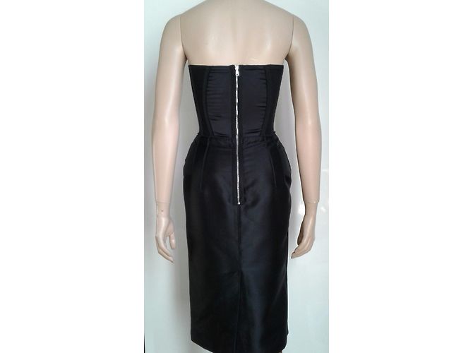 Dolce & Gabbana Trägerloses Kleid Schwarz - Ansicht 5