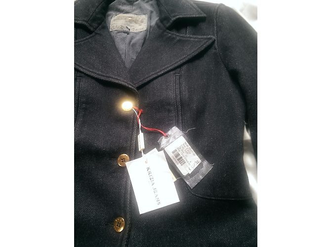 KRIZIA JEANSCoats, Ropa de calle Azul - vista 4