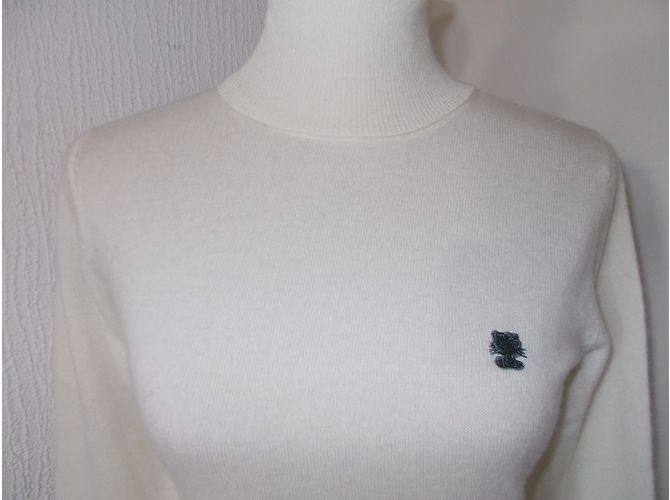 Victoria Couture Hello Kitty Kaschmir Rollkragenpullover Creme - Ansicht 3
