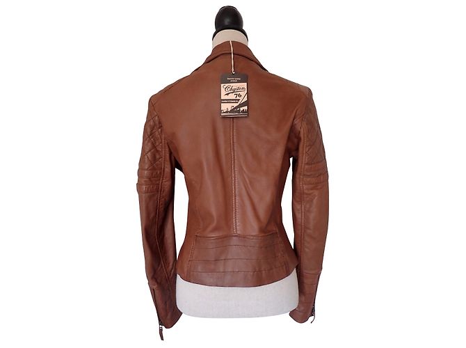 Autre Marque Chyston Sidney Lederjacke Braun - Ansicht 2