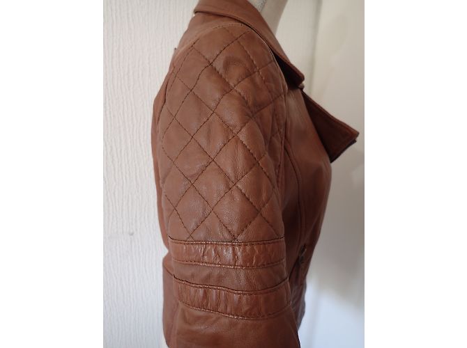 Autre Marque Chyston Sidney Lederjacke Braun - Ansicht 3