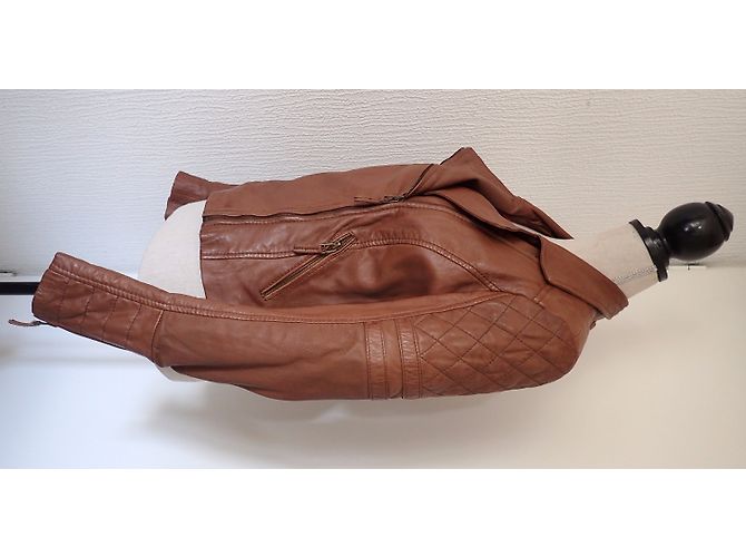 Autre Marque Chyston Sidney Lederjacke Braun - Ansicht 6