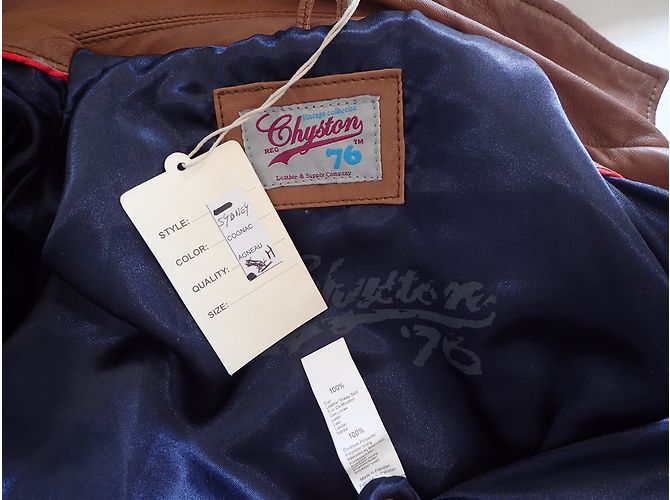 Autre Marque Chyston Sidney Lederjacke Braun - Ansicht 8
