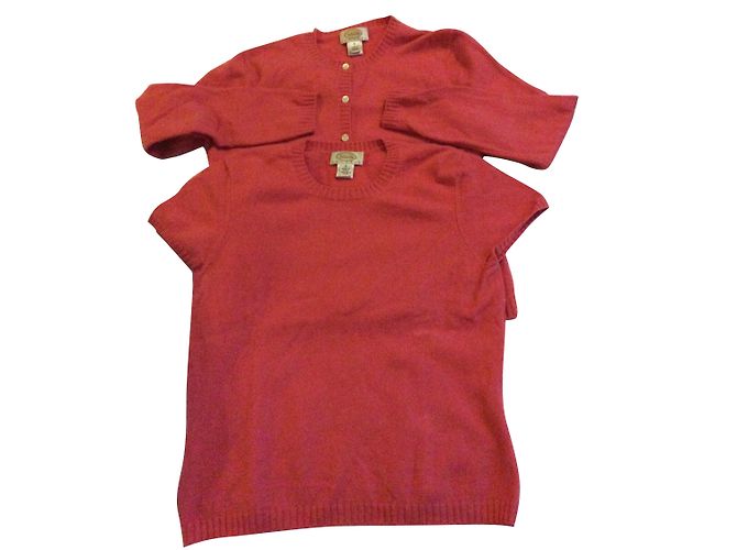 Autre Marque Talbots Twin Set Kaschmirkoralle / Orange - Ansicht 2