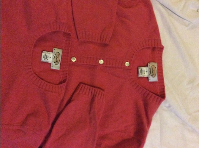 Autre Marque Talbots Twin Set Kaschmirkoralle / Orange - Ansicht 3