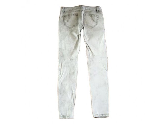 Maje Jeans Weiß Baumwolle 38FR - Ansicht 2