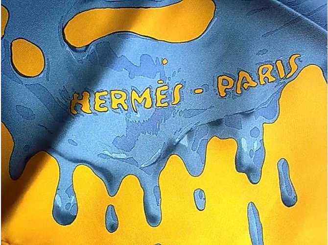 Hermès Sciarpe di seta Arancione - vista 2