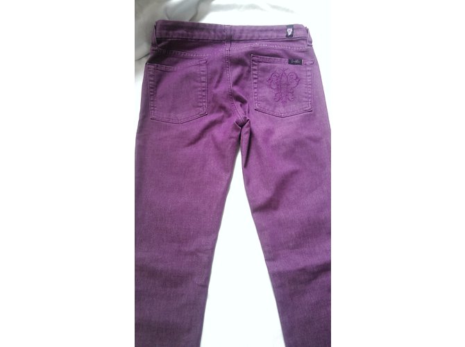 Vaqueros de corte recto Emilio Pucci morados Púrpura - vista 4