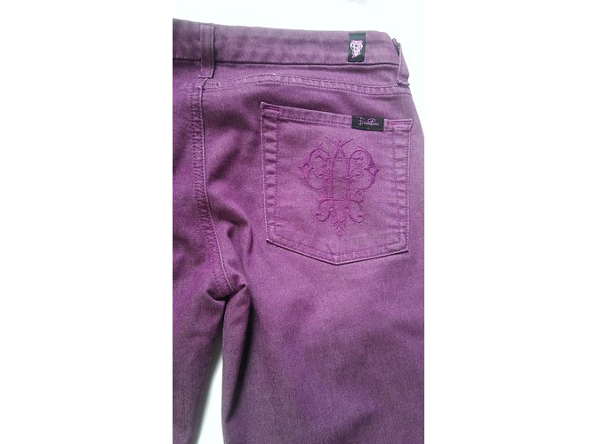 Vaqueros de corte recto Emilio Pucci morados Púrpura - vista 5