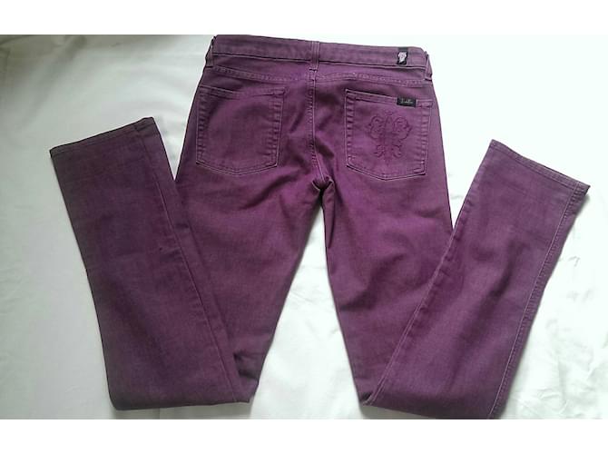 Vaqueros de corte recto Emilio Pucci morados Púrpura - vista 6