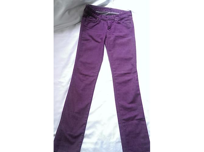 Vaqueros de corte recto Emilio Pucci morados Púrpura - vista 7