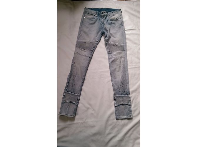 Jeans Sandro Blu 5 Tasche - vista 3