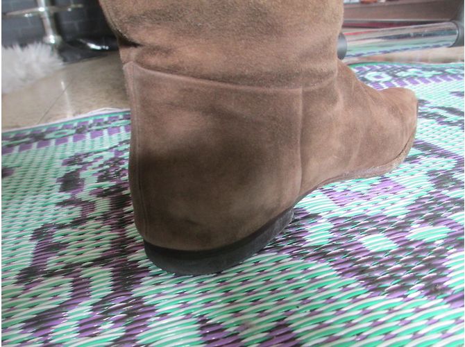 Chanel Wildlederstiefel Braun - Ansicht 7