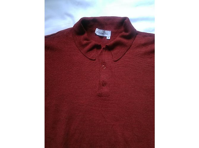 Christian Dior Wollpullover Rot XL - Ansicht 5