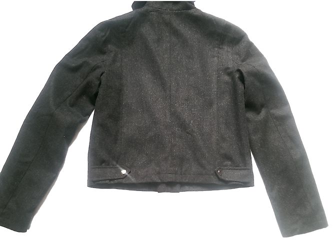 Agnès b. Grey Lambswool Jacket - view 2