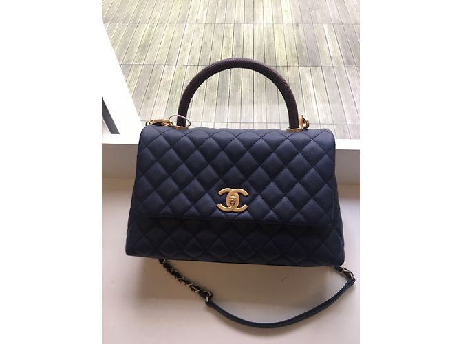 Chanel Handtasche Blau - Ansicht 10