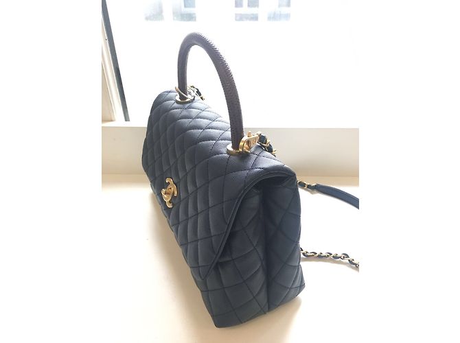 Chanel Handtasche Blau - Ansicht 9