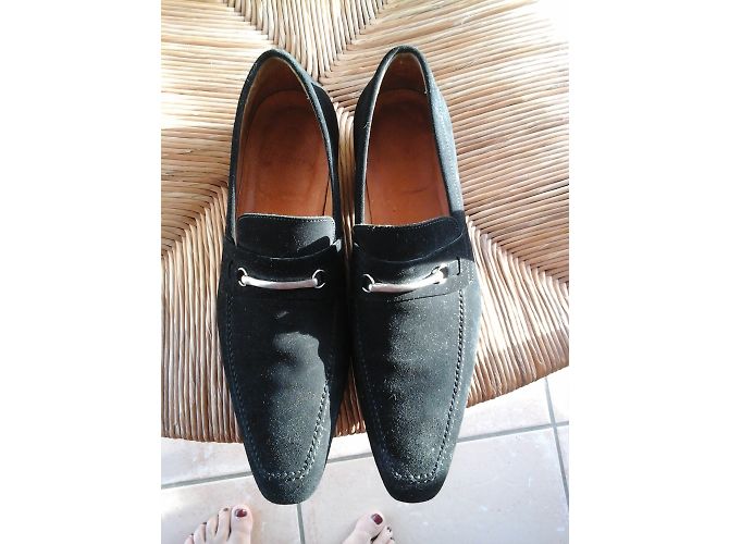 Finsbury Mocassini Slip on Nero - vista 3
