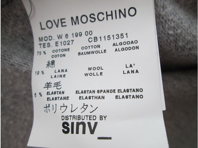 Love Moschino Strickjacke mit abnehmbarem Pelzkragen - Ansicht 8