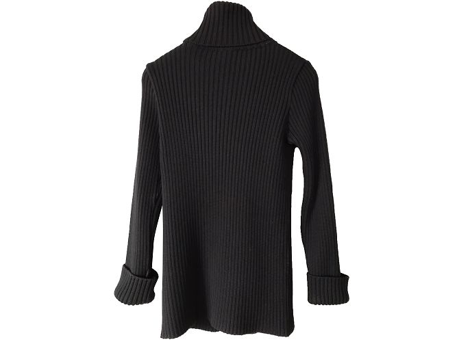 Veste en maille Comptoir Des Cotonniers noire laine acrylique M - vue 2