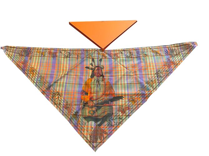 Hermès PANI LA SHAR PAWNEE Multicolor - vista 2
