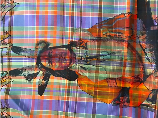 Hermès PANI LA SHAR PAWNEE Multicolor - vista 4