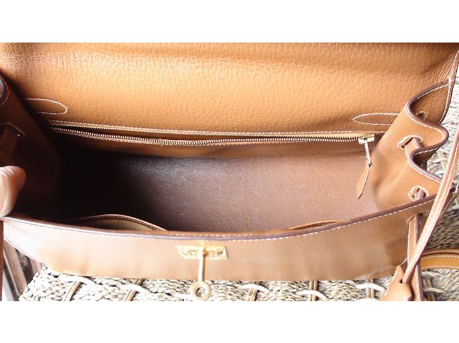 Hermès Kelly 32 Marrone - vista 9