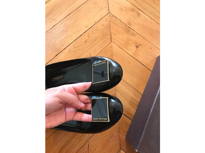 Bailarinas Louis Vuitton Tres Pretty de piel negra Negro - vista 4