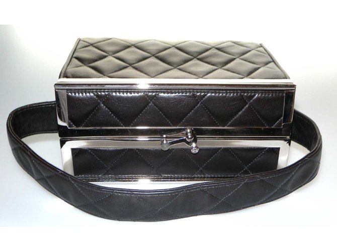 Chanel Borsa da viaggio minaudière Nero - vista 6