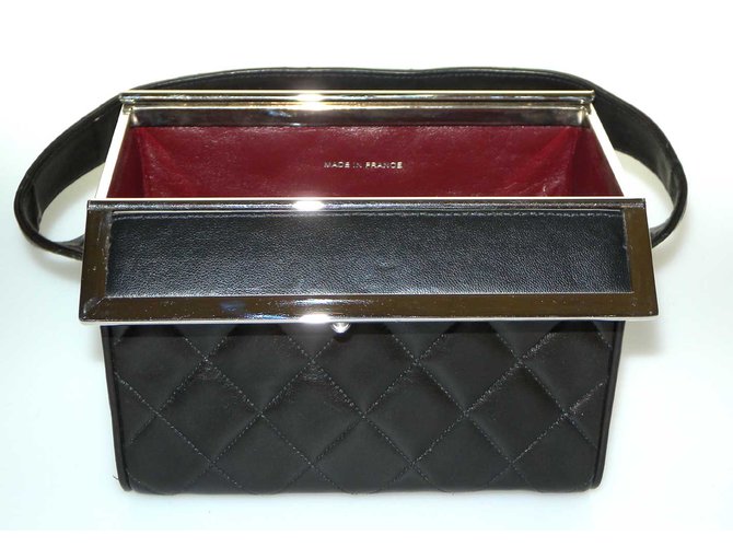 Chanel Borsa da viaggio minaudière Nero - vista 7