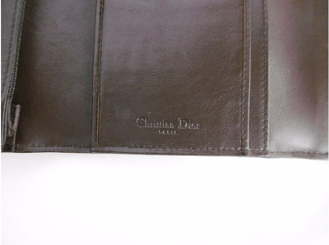 Christian Dior Ponyskin Leopard Print Long Wallet Clutch Purse - view 11