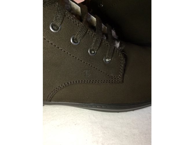 Stivaletti stringati Tod's Marrone scuro - vista 7