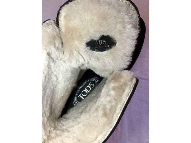 Stivaletti stringati Tod's Marrone scuro - vista 9