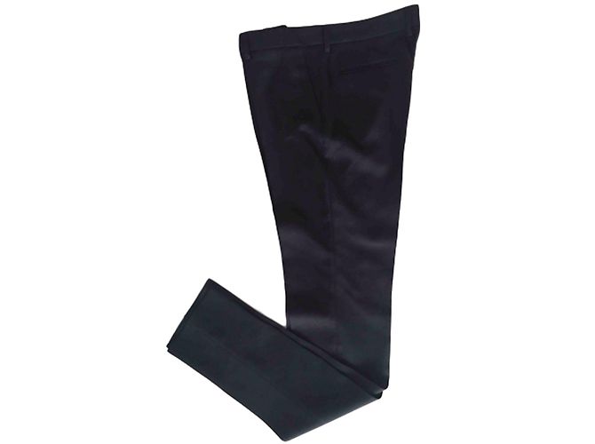 Saint Laurent Hose aus schwarzer Wolle - Ansicht 2