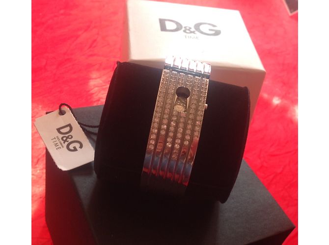 Dolce & Gabbana reloj de pulsera Swarovski crystal plata acero - vista 5